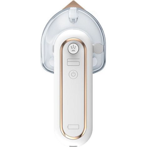 Mini-Reisebügeleisen, kabellos, per USB aufladbar – Ideal für Reisen, Bastelarbeiten und Ausflüge – 360°-Bügeleisen – S