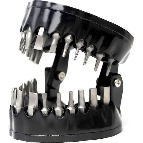 Porte-embouts de tournevis créatif pour prothèses dentaires, 28 pièces, organisateur d'outils, cadeau compatible avec les dentistes (1/5)