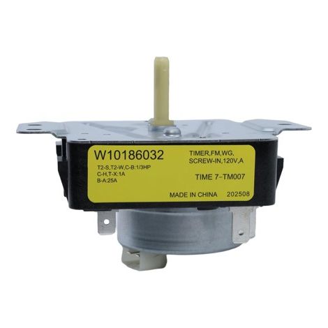 Whirlpool Dryer Timer W10186032 120V AC 60Hz - Compatible with Whirlpool dryer timers (1/2)
