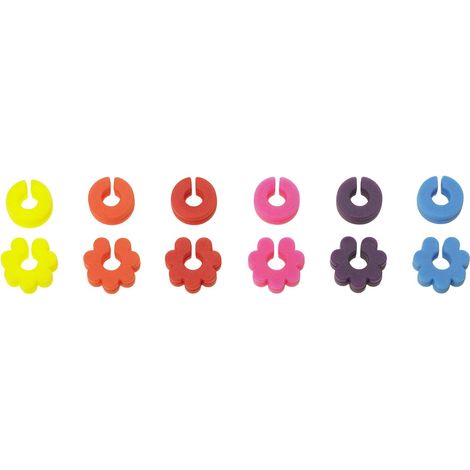FancyBague Marque-Verres Silicone Set de 12 Pièces (1/4)