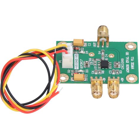 Module amplificateur RF large bande, faible bruit et distorsion, transmission de signal optimale, faible distorsion, pour applications radiofréquences. (1/5)