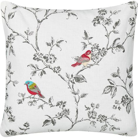 Throw Cushion DILLENIA Cotton 45 x 45 cm White