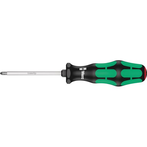 WERA Kreuzschlitz-Schraubendreher 350 SK PH 1 x 80 mm, 6-kant-Klinge