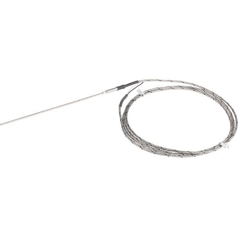 Thermocouple type J Ø 2mm, L 150mm, +400°C max à Câble ( Prix pour 1 )