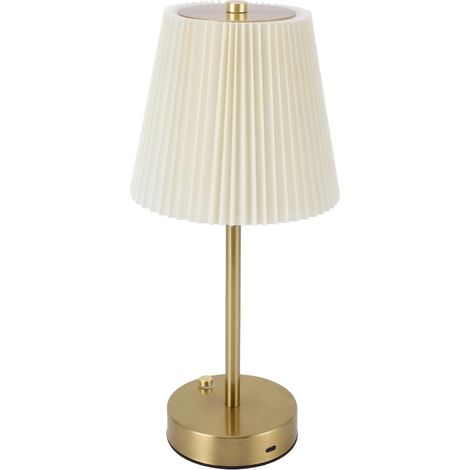Bewinner Lampe de Table avec Abat-jour en Tissu, Contrôle Tactile (1/5)