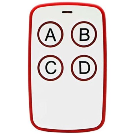 Telecommande Universelle Portail, Telecommande Garage Universelle sans Fil, Bip Portail Universelle Compatible 433MHz Rolling Code à 4 Boutons pour Porte de Garage et Voiture (1/4)