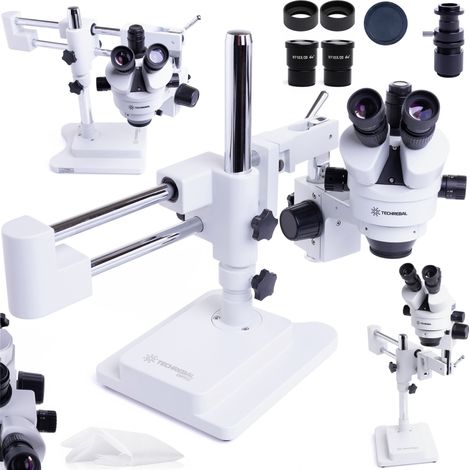 Microscopio estereoscópico trinocular TECHREBAL 10HW - blanco (1/5)