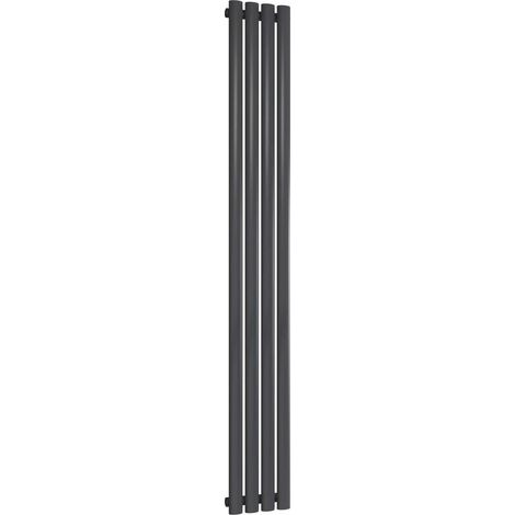 Reina Neva Designer Radiator 1800mm H x 236mm W Single Anthracite (1/5)