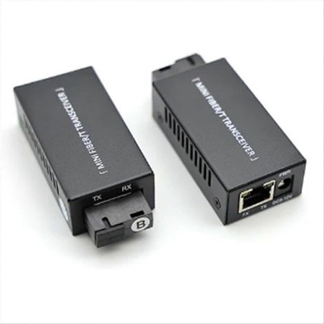 Convertisseur de média fibre optique Ethernet SC A/B Gigabit 100/1000M (1/5)