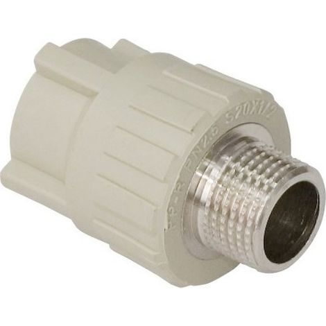PPR Kupplung mit AG 25x3/4" Schweißtechnik PP-R (1/3)