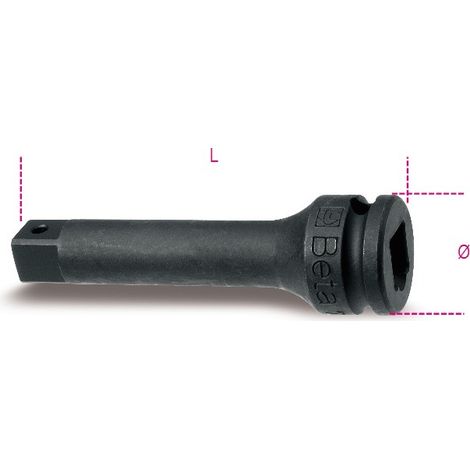 PROLUNGA MACCHINA CON ATTACCHI QUADRI FEMMINA E MASCHIO 3/8 ART. 710/20
