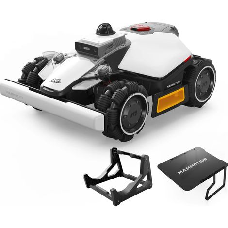 MAMMOTION LUBA Mini 2 AWD 1500 Robot Tondeuse sans fil périphérique, LiDAR+AI Vision+NetRTK, Pentes 80%, Jusqu’à 1500 m²