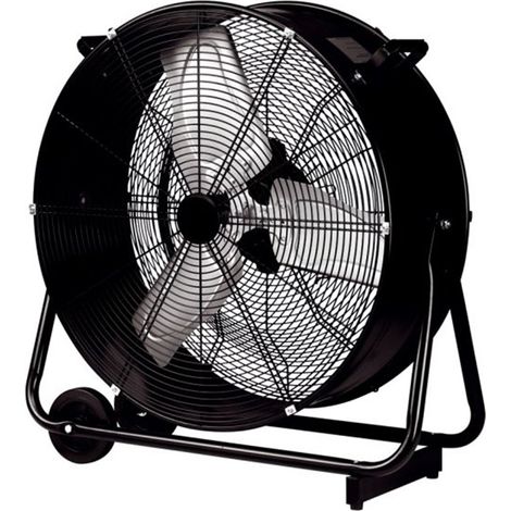 Ventilatore da terra Bampa in metallo Ø70cm 250W Nero