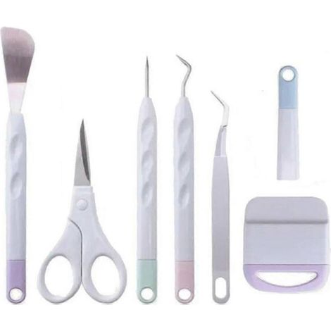 Kits d'outils de base, silhouettes, art en relief, découpe, vinyles, outils de désherbage