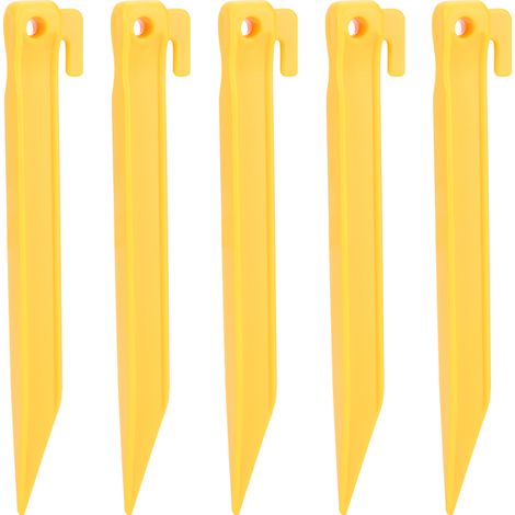 5 Pièces Piquets de Tente Solides en Nylon pour Auvent de Camping (1/5)