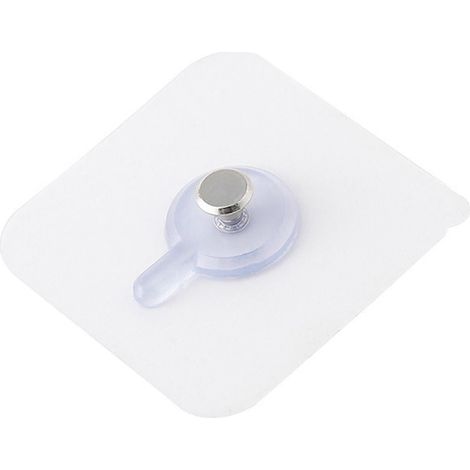 Crochet Adhésif - Charge Maximale 5 kg - Pour Carrelage Verre Métal - Surface Lisse Sans Perçage - 1 Pièce (1/5)