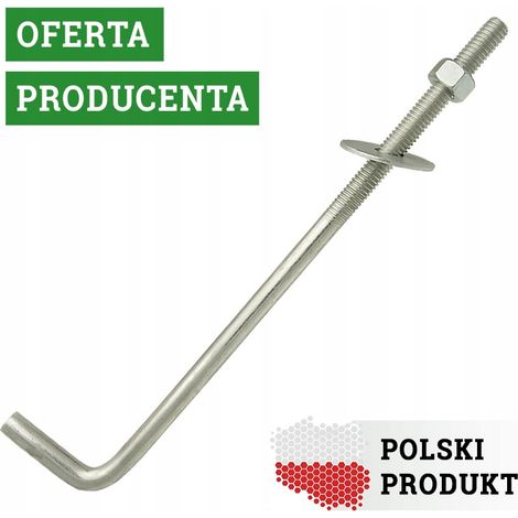 Anclaje para placas de pared en L, tipo tubo - galvanizado 14x350 (1/5)