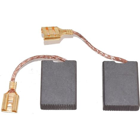 Bosch GWS Angle Grinder Replacement Motor Carbon Brushes 6.3mm x 16mm x 22mm Pack of 2 (1/2)