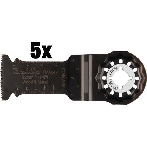 Makita Tauchsägeblatt-Set, 5 Stk., TMA047, 32x50 mm, 1,3 mm (1/5)