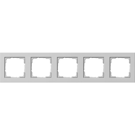 Gira Abdeckrahmen 5-f. grau 021537