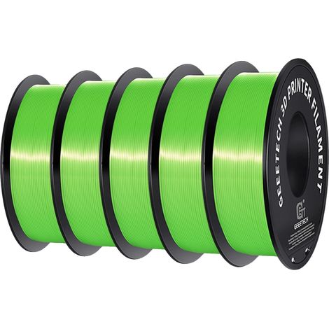 Filament 3D, Matériau PLA, Fini Soie, vert (1/2)