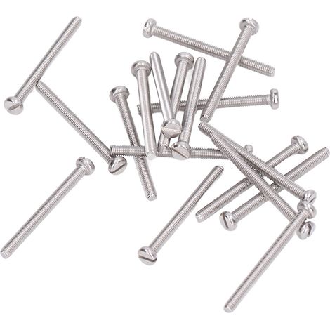 M3x40 Edelstahl-Senkkopfschrauben A2-70, 50er-Packung, Präzisions-Maschinenschrauben für Maschinen und Heimwerkerprojekte (1/5)