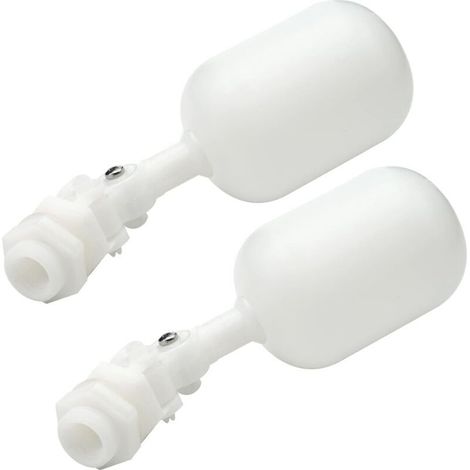 Kit de 2 robinets flotteurs réglables 3/8″ pour bassin, abreuvoir à bétail, aquarium, aquaculture et réservoir