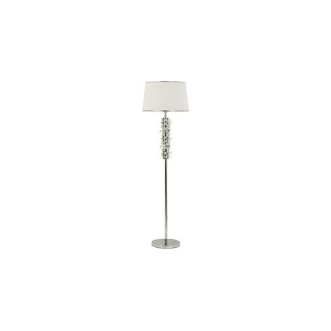 Lampadaire fleur argent cm ø 45x157 (1/5)