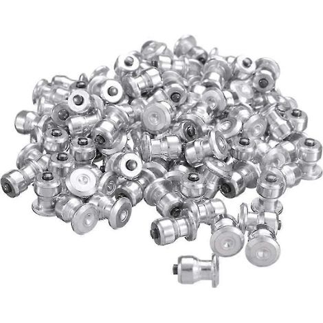 100 Stück Winterradbolzen, Autoreifen-Spikes, Schneespikes, Radreifen-Schneeketten-Spikes für Schuhe A