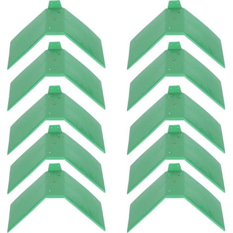 10 pièces en plastique petit vert anti-dérapant conception colombe repos support Pigeon perches perchoir cadre oiseau fournitures (1/5)