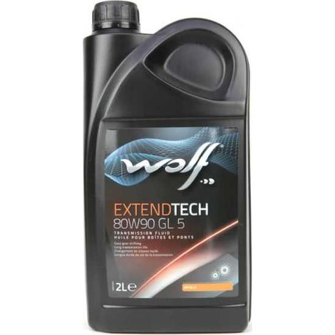 Huile de transmission 80w90 GL5 Wolf 2 Litres (1/3)