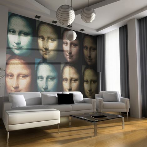 Fotomurale - La Gioconda (pop art) - 350x270 (1/4)