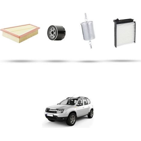 Kit tagliando 4 filtri compatibile con Dacia Duster 1.6 16v 77kw dal 2010 (1/5)