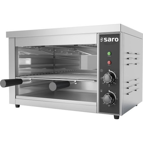 Salamandre Cuisine - électrique - Grille réglable - Minuterie 30 min - Bac miettes coulissant - Saro