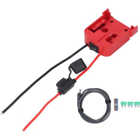 Adaptateur batterie 18V et câble alimentation DC – Bornier fusible 3x30A câblage Mini, électricité (1/5)