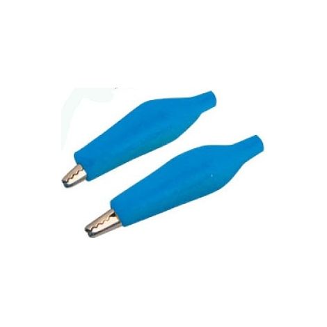Kleine blaue Krokodilklemme, 5 Stück