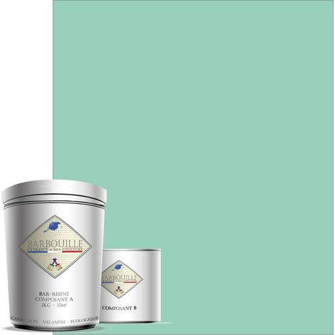 Peinture résine époxy 0,75L MAT 10m² Vert Menthe Opium