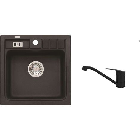 Alveus - Set Spüle Niagara 20 und Armatur Clara, carbon SETA25910 (1/2)