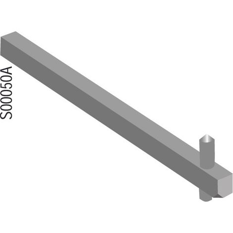 Axe carré 6mm Longeur 210mm pour poignée Pistolet 1SCA022295R6080 ABB 914144 (1/2)