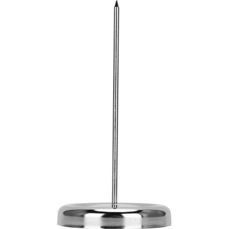 Porte-documents en acier inox - Support vertical pour factures et tickets - Range-reçus de bureau (1/3)