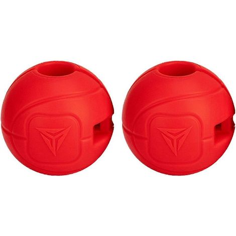 25-mm-Motorschutzblock für Motorräder, rot, mit Kugellager (siehe Foto) (1/5)