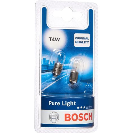 Lampadina per Luci Direzione e Posizione T4W Bosch 12 v 4 w Attacco 2 Pezzi
