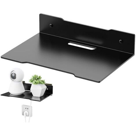 Support mural pour routeur, support mural pour caméra, support mural pour petit décodeur TV, étagère de rangement pour projecteur, pied pour enceinte sans fil (1/5)