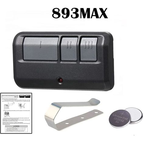 Télécommande d'ouverture de Porte de Garage pour ChamberlainLiftmaster 893MAX Sears Craftsman 890max (1/4)