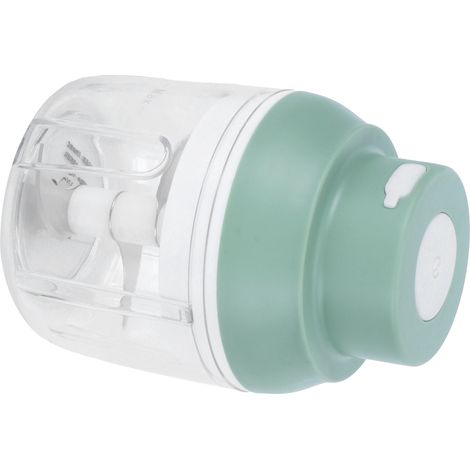 Hachoir Électrique Mini Légumes 250ml, Broyeur Ail avec Pilon, Accessoire de Cuisine Vert