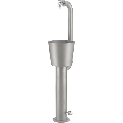 Fontana da Giardino con Doppio Rubinetto e Secchio Belfer 42/ARRC Cactus Alluminio (1/5)