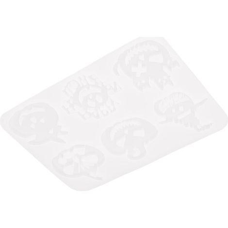 Moule en silicone pour Halloween, portable, en silicone alimentaire flexible et antiadhésif, pour citrouille. (1/5)