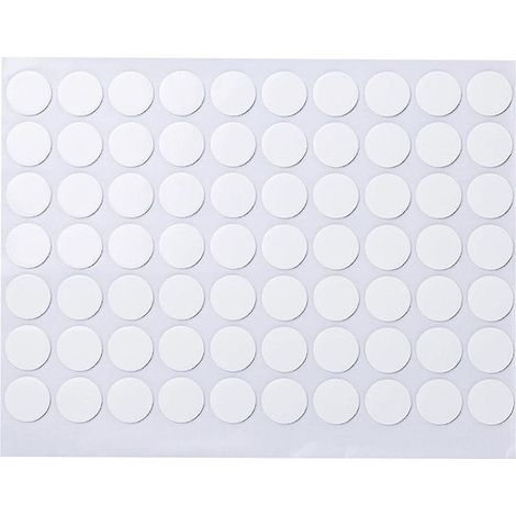 70 pièces de ruban adhésif double face transparent rond en gel pour ballons (1/5)