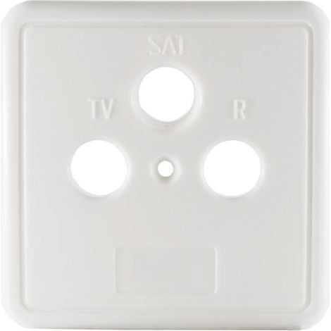 Cornice copertura shiverpeaks bs83913-w 3 prese antenna bianco