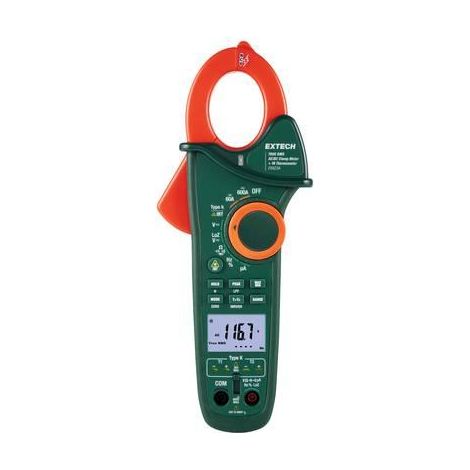 Extech EX623A pinza amperimétrica con termómetro infrarrojo
